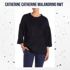 Catherine Malandrino Hi-Lo Boxy Knit Sweater- NWT